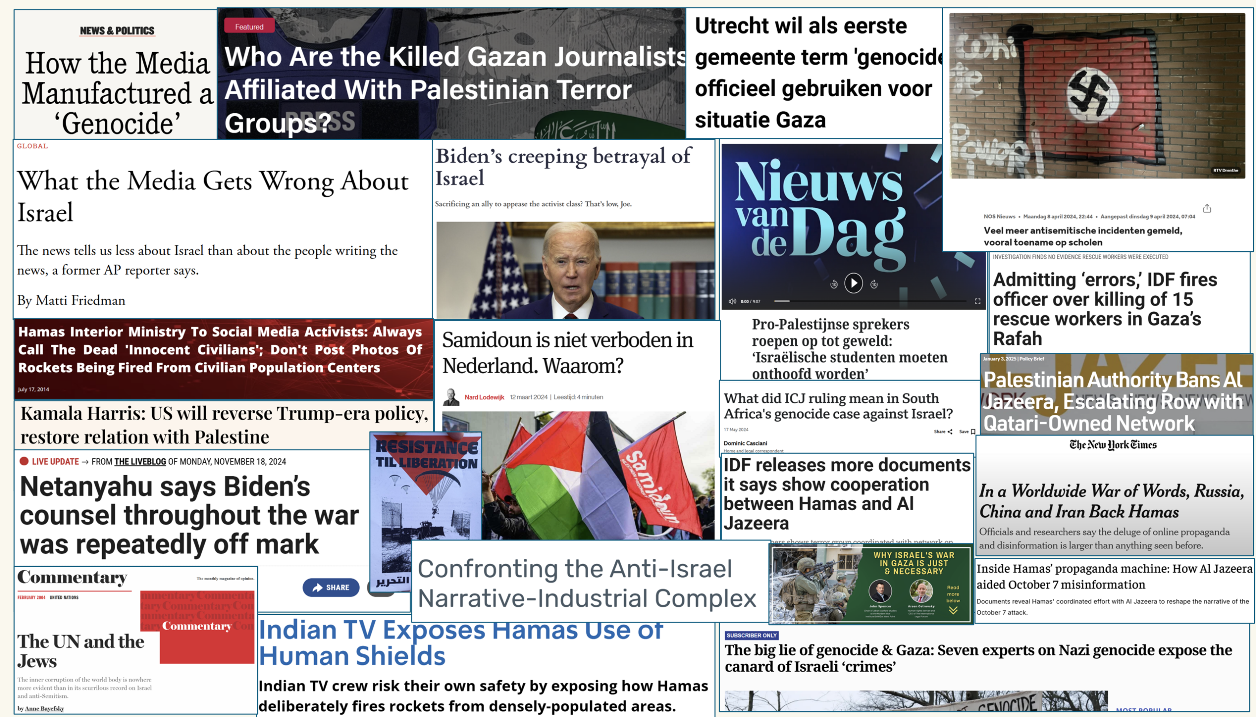 Dominant narratief - krantenknipsels